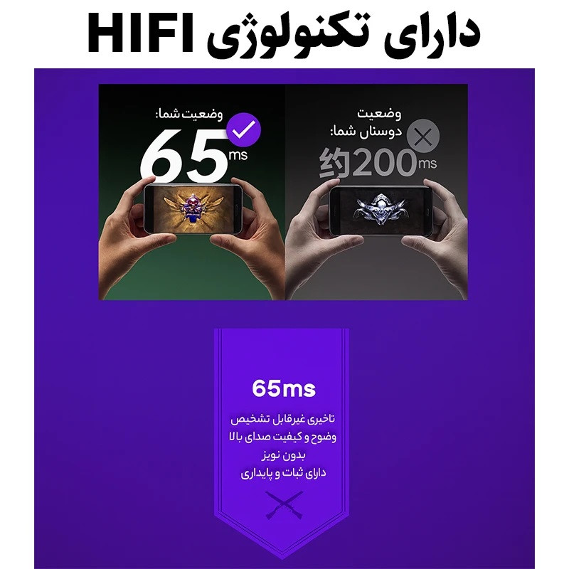 هدفون بلوتوثی موزیک آپولو مدل GDX22-TWS V5.5