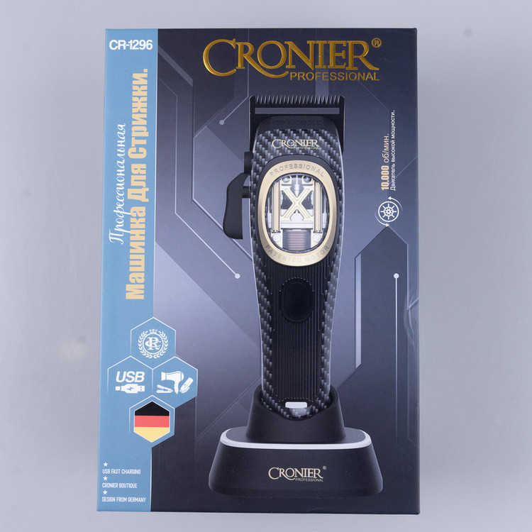 ماشین اصلاح موی سر و صورت شارژی کرونیر مدل CR-1296