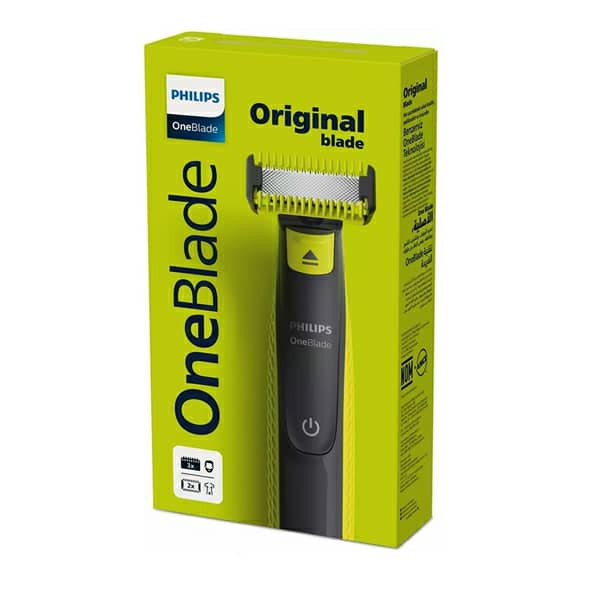 ماشین اصلاح موی صورت فیلیپس مدل QP2824 با تیغه استیل پیشرفته ضد آلرژی، قابلیت اصلاح صفر با اندازه 0.1 میلیمتر، 5 عدد شانه متنوع، ضد آب و شارژی با 45 دقیقه زمان استفاده و اصلاح سریع صورت در 4 دقیقه