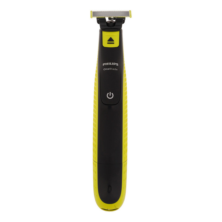 ماشین اصلاح موی صورت فیلیپس مدل QP2724/10 با قابلیت استفاده خشک و مرطوب، ضدآب، تیغه استیل ضدزنگ کربن ضدحساسیت، سیستم محافظت دوگانه، سه شانه 1، 3 و 5 میلیمتری، شارژ 8 ساعت و عمر تیغه 4 ماه