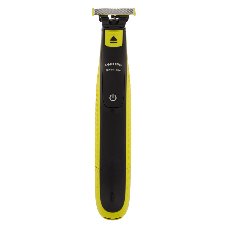 ماشین اصلاح موی صورت فیلیپس مدل QP2724/10 با قابلیت استفاده خشک و مرطوب، ضدآب، تیغه استیل ضدزنگ کربن ضدحساسیت، سیستم محافظت دوگانه، سه شانه 1، 3 و 5 میلیمتری، شارژ 8 ساعت و عمر تیغه 4 ماه
