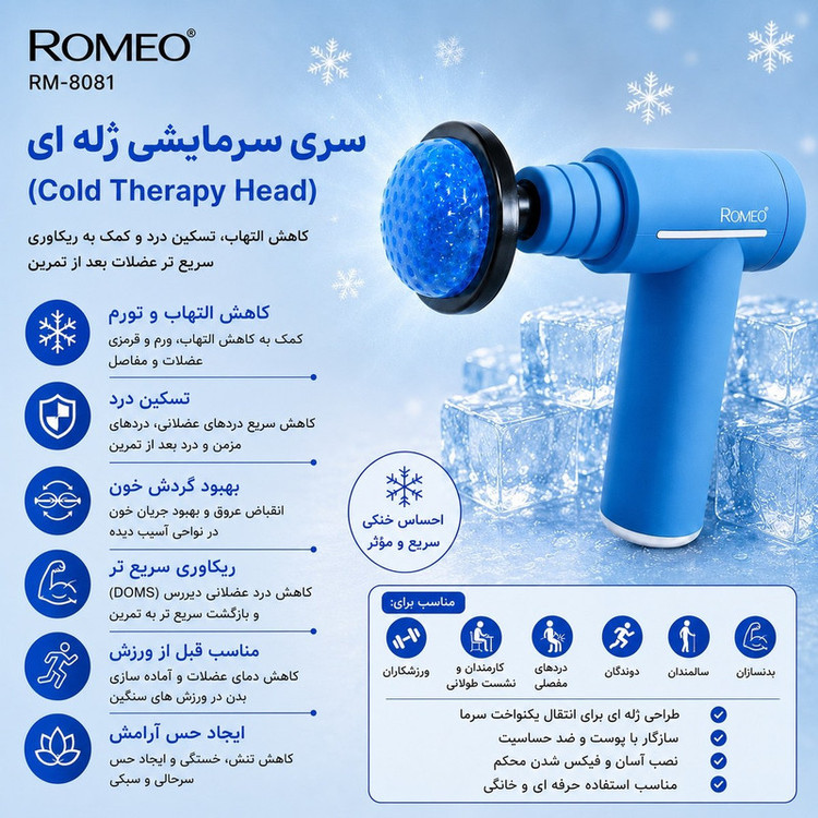 ماساژور برقی رومئو مدل RM-8081