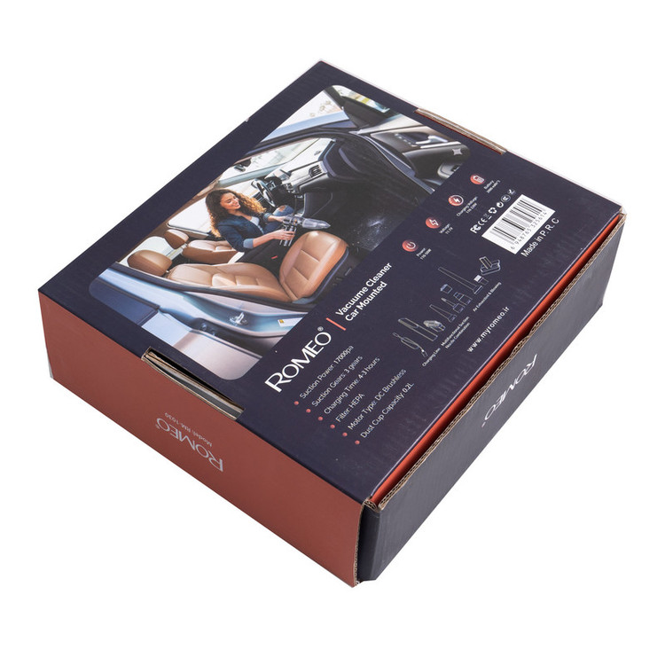 جارو شارژی خودرو رومئو مدل RM-1030