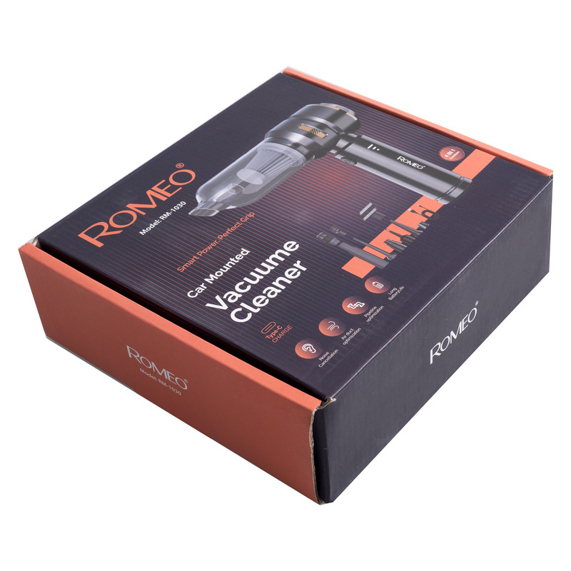 جارو شارژی خودرو رومئو مدل RM-1030