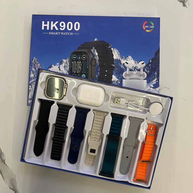 ساعت هوشمند HK900با 7 بند اضافه