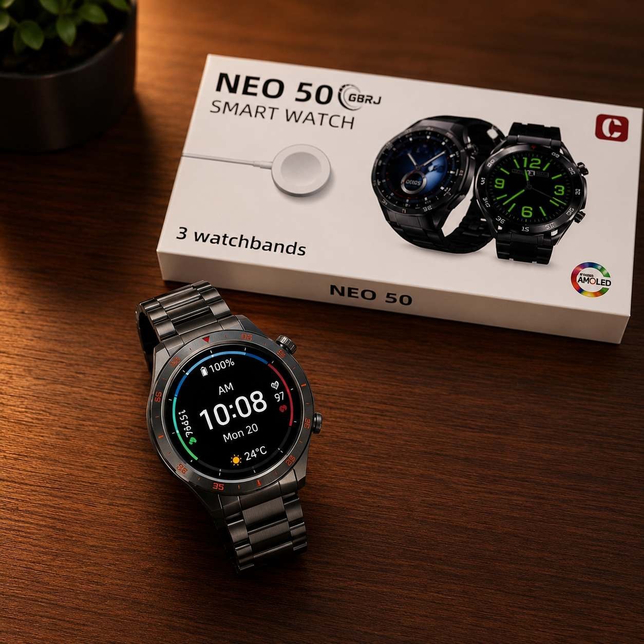 ساعت هوشمند NEO 50با 3 بند اضافه