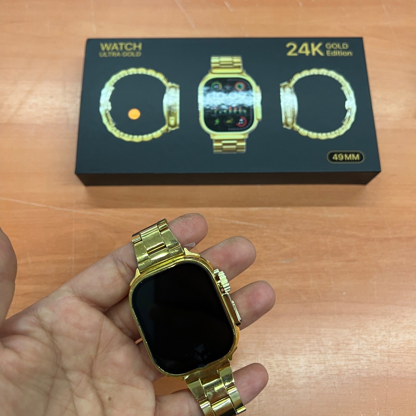 ساعت هوشمند 24K GOLD با 2 بند اضافه