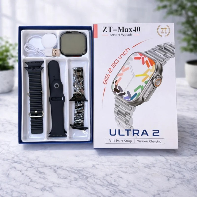 ساعت هوشمند ZT max40 با 3 بند اضافه بند فلزی