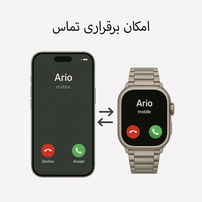ساعت هوشمند ZT max40 با 3 بند اضافه بند فلزی
