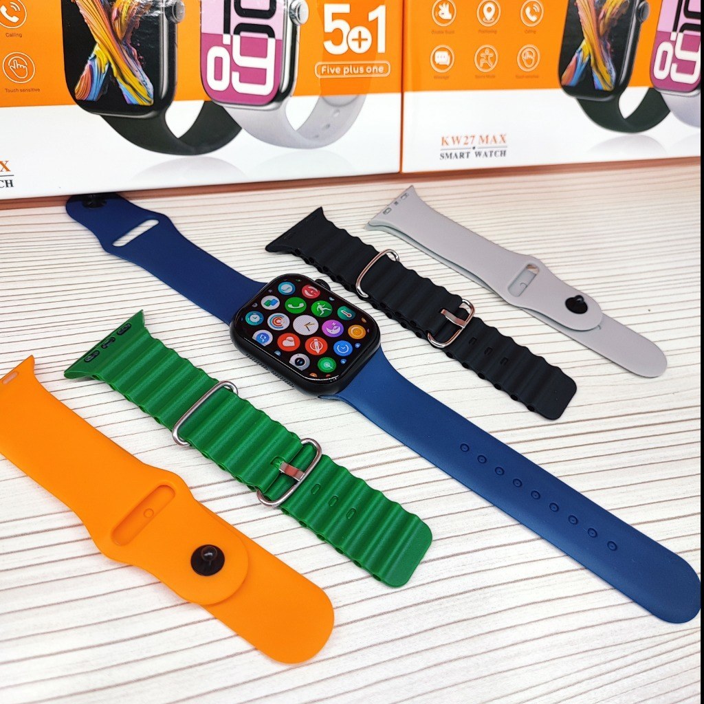 ساعت هوشمند KW27 MAX با 5 بند هدیه