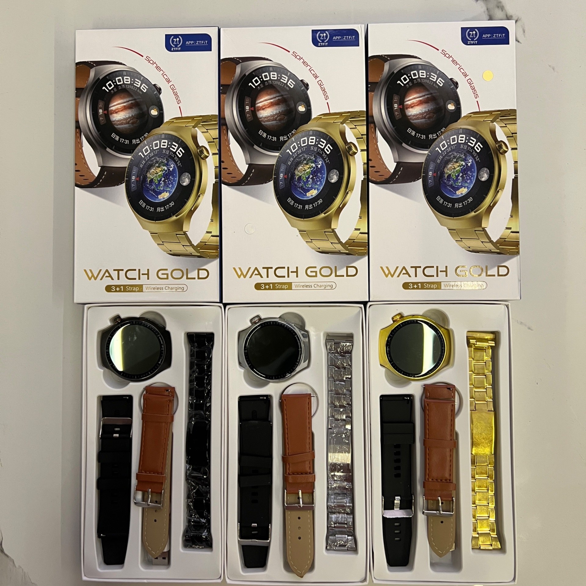 ساعت هوشمند Watch GOLD با 3بند اضافه