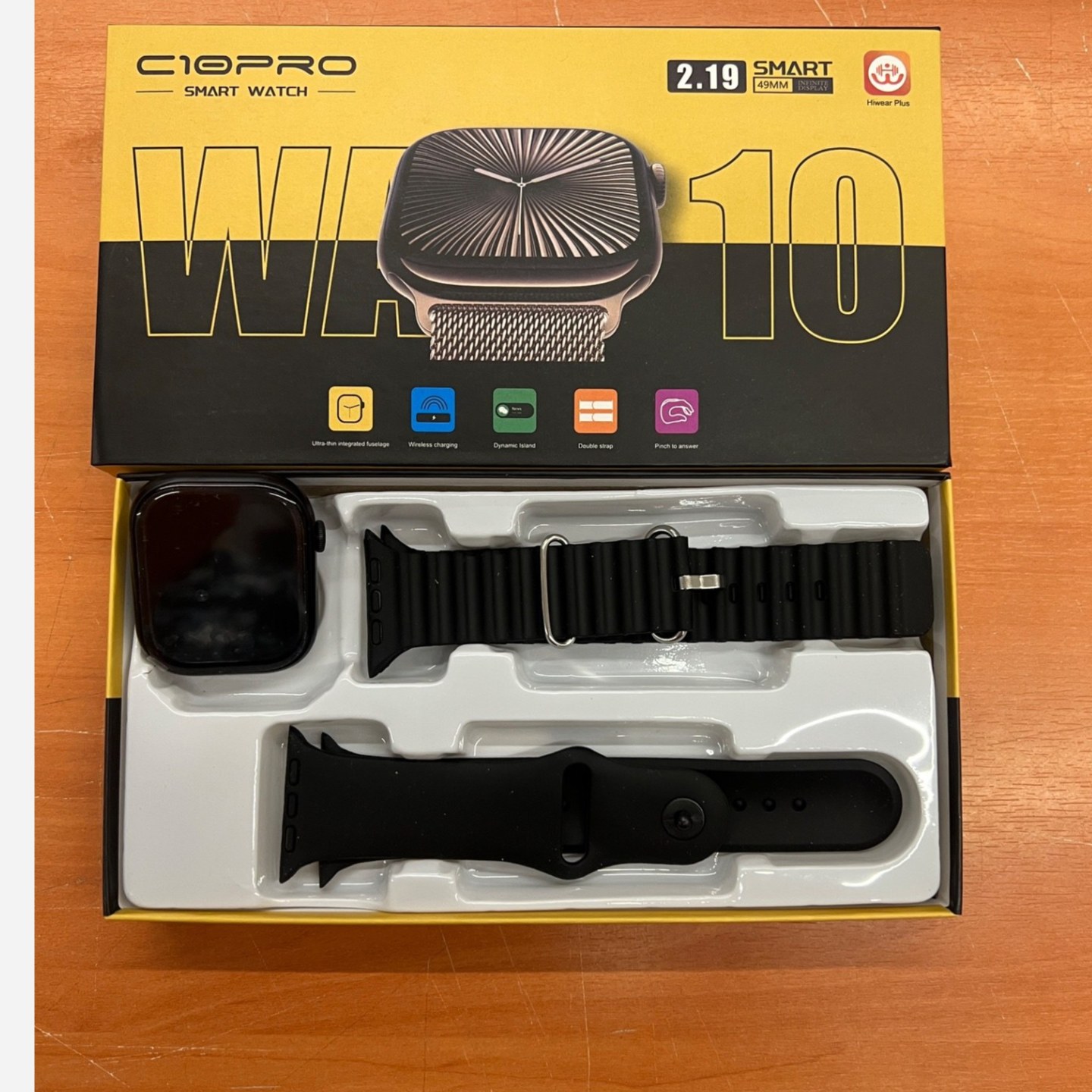 ساعت هوشمندC10 pro با 2 بند اضافه