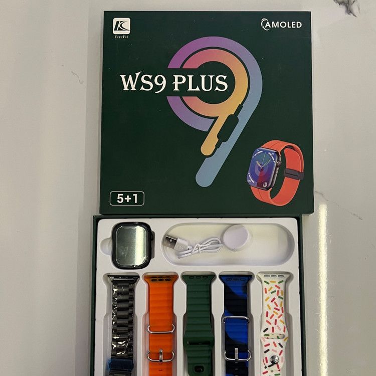 ساعت هوشمند با بند فلزی WS9 PLUS