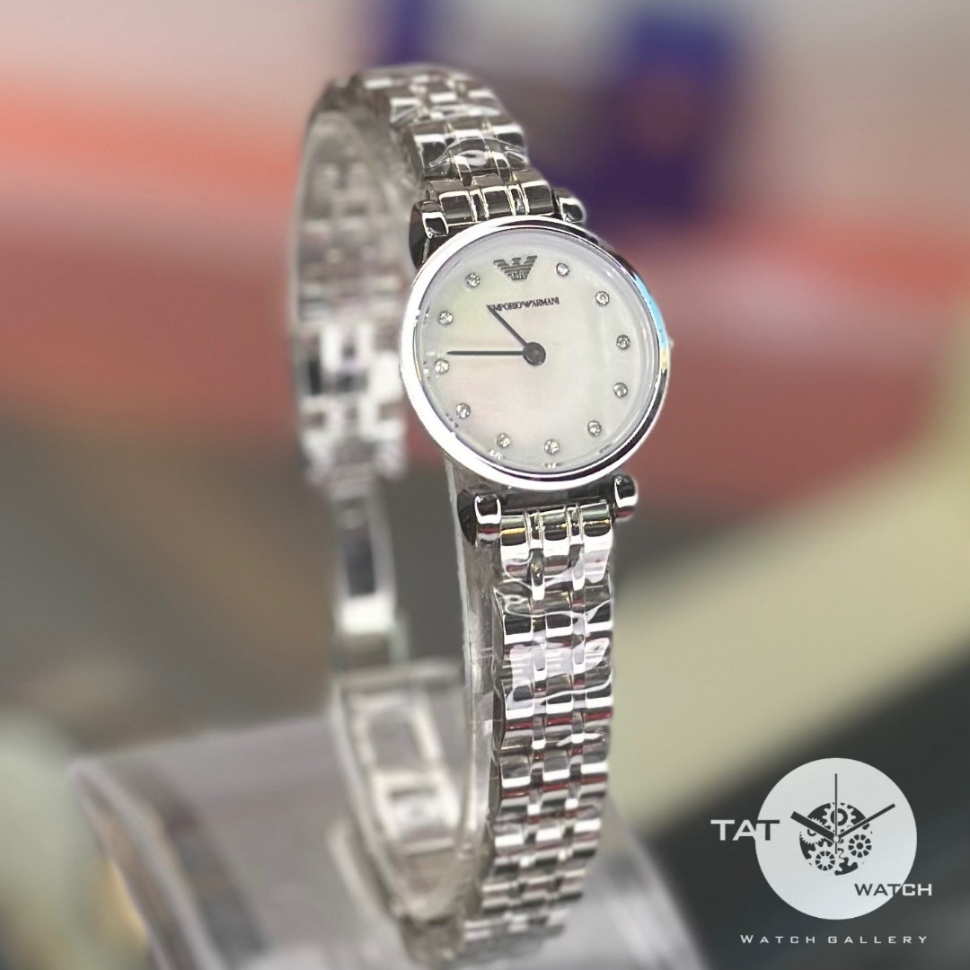 ساعت زنانه امپریو آرمانی موتور ژاپن رنگ ثابت گارانتی جعبه ارسال رایگان Emporio Armani ساعت مچی