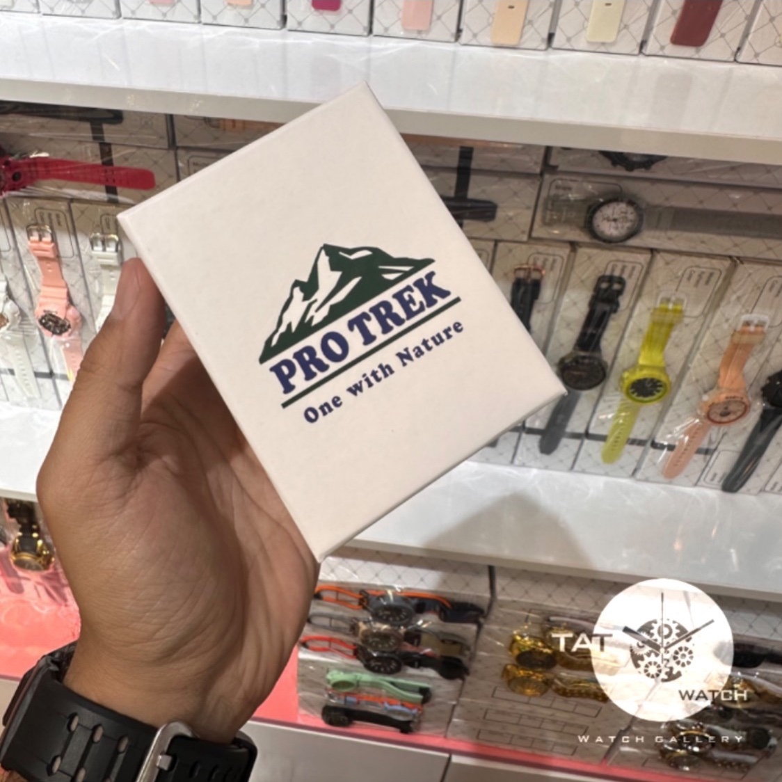 ساعت کاسیو مردانه پروترکPRGB001 با جعبه موتور ژاپن یکسال گارانتی رنگبندی casio ساعت مچی