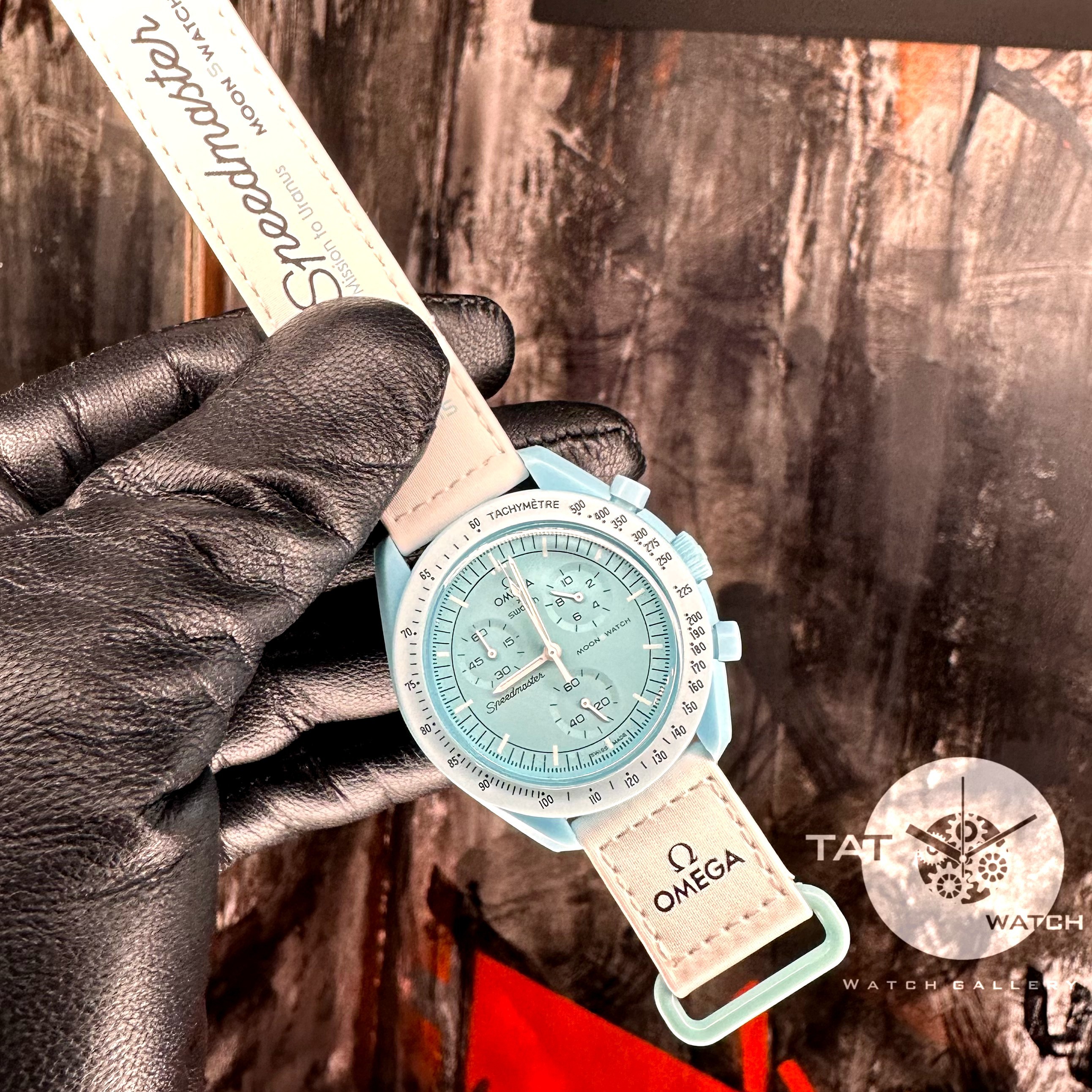 ساعت مردانه زنانه امگا سواچ رنگبندی کامل سه موتور فعال با یکسال گارانتی و جعبه و ارسال رایگان omega swatch ساعت مچی