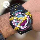 ساعت مردانه جی شاک کاسیو Ga110 مدل بازی لیگ آف لجندز آرکین موتور ژاپنی باگارانتی ساعت مچی Casio G-Shock