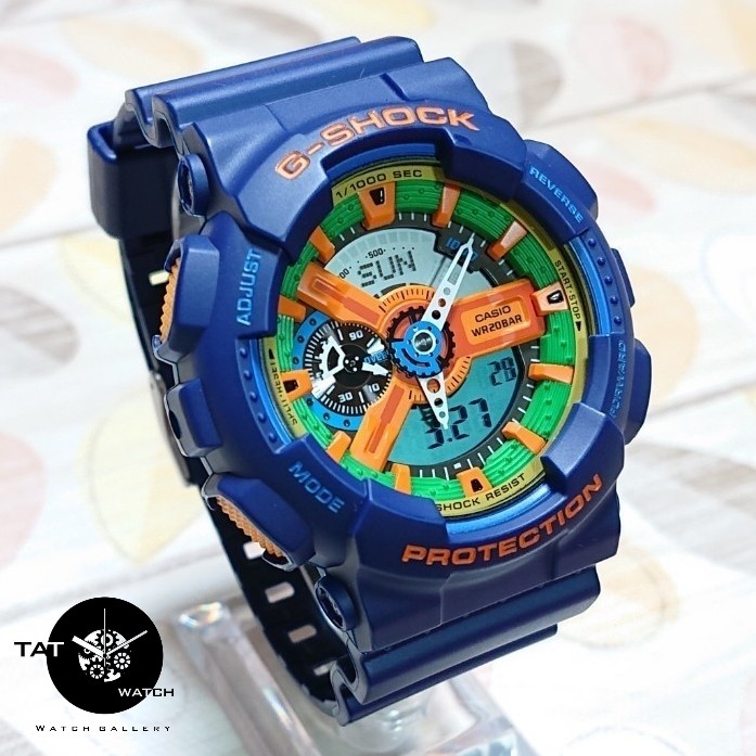 ساعت مچی جی شاک Ga110 یک سال گارانتی جعبه ارسال رایگان رنگبندی G-Shock