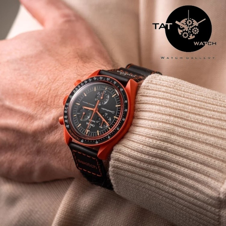 ساعت مردانه زنانه امگا سواچ آتشفشان Lava سه موتوره کرنو گارانتی جعبه ارسال رایگان omega swatch ساعت مچی