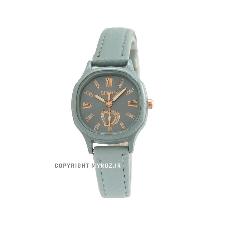 ساعت مچی زنانه و دخترانه اولیجیا بند چرم درجه یک ضد حساسیت شیشه معدنی کیفیت عالیOLIJIA