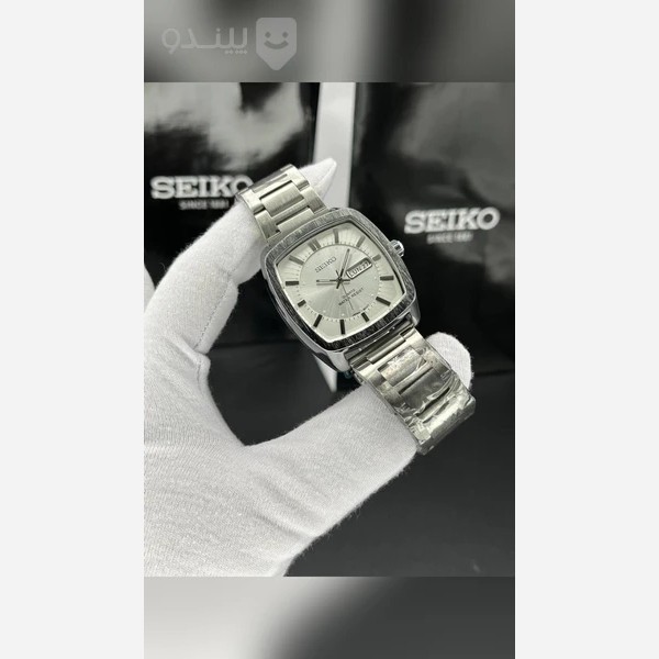 ساعت مچی مردانه اورجینال سیکو دوتقویم ضداب رنگ ثابت کیفیت بینظیرSEIKO