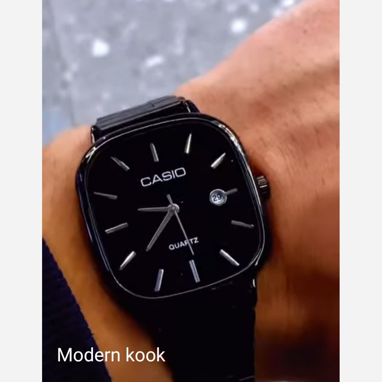 ساعت مچی مردانه کاسیوcasio اصلی موتور ژاپن رنگ بندی شیک کد1223