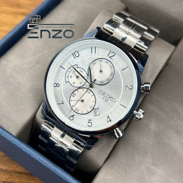ساعت مردانه SEIKO VIP کرنوگراف موتور شرکتی