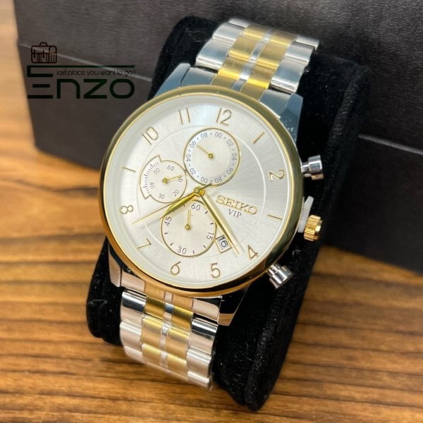 ساعت مردانه SEIKO VIP کرنوگراف موتور شرکتی