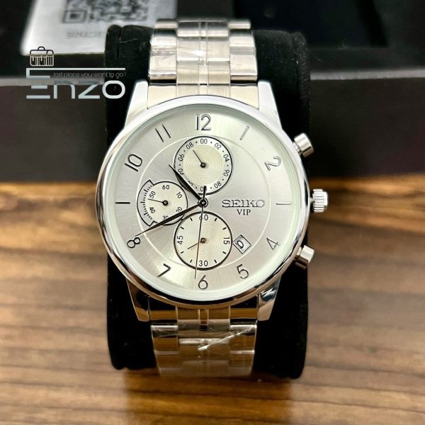ساعت مردانه SEIKO VIP کرنوگراف موتور شرکتی