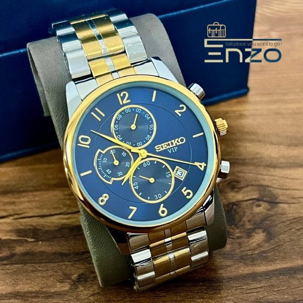 ساعت مردانه SEIKO VIP کرنوگراف موتور شرکتی