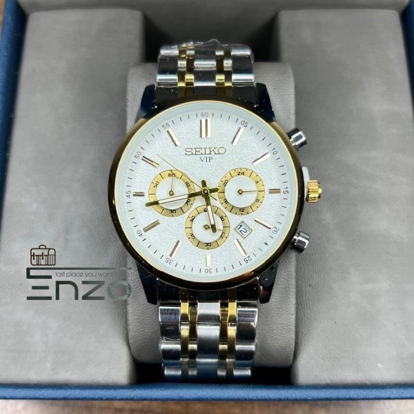 ساعت مردانه SEIKO VIP سه موتور فعال کرنوگراف