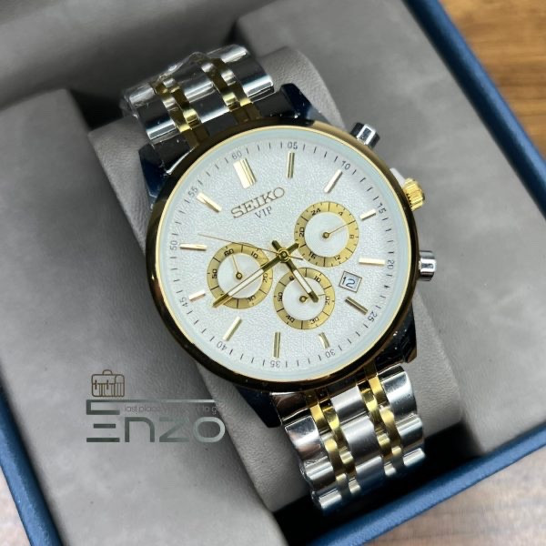 ساعت مردانه SEIKO VIP سه موتور فعال کرنوگراف