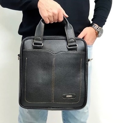 کیف نیمه اداری ecco چرم شرانگ
