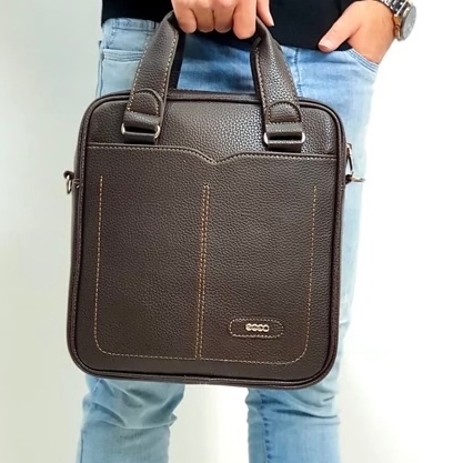 کیف نیمه اداری ecco چرم شرانگ