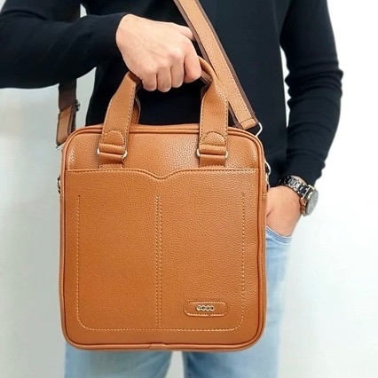 کیف نیمه اداری ecco چرم شرانگ
