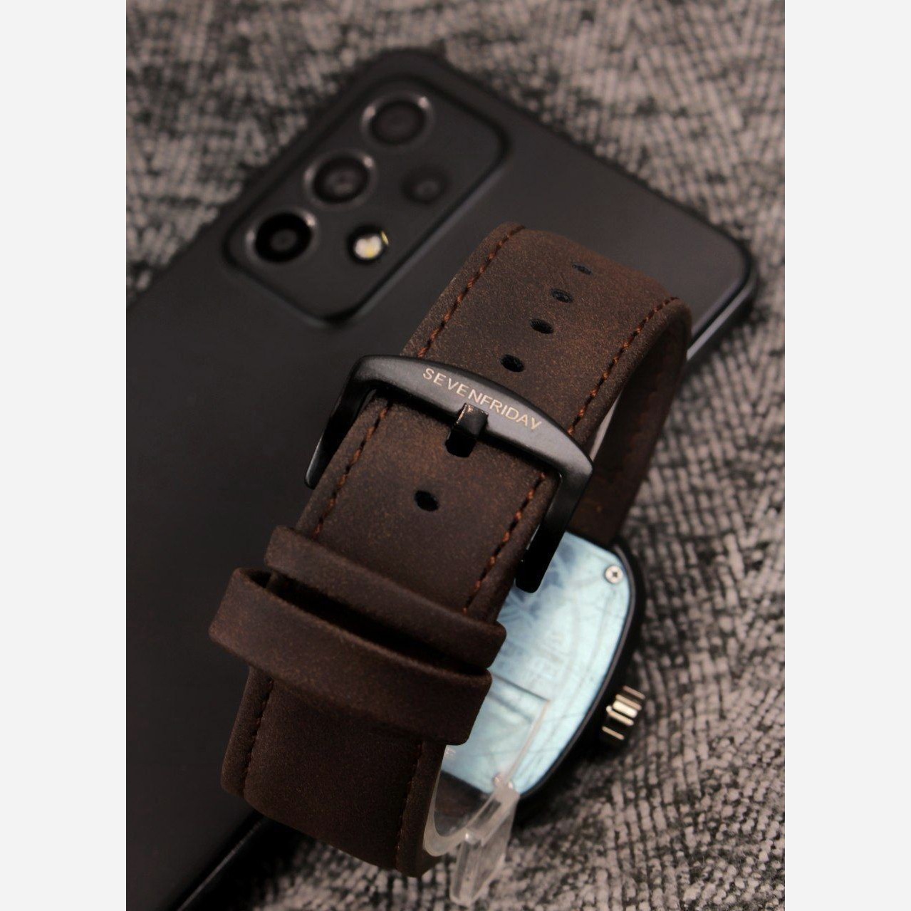 ساعت مردانه SevenFriday بند چرمی طراحی خاص