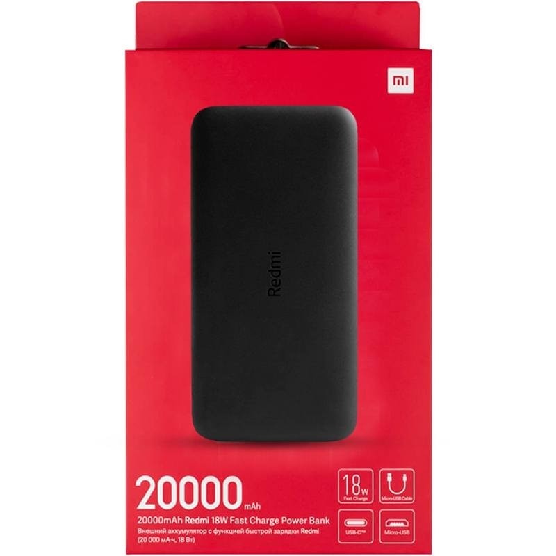 پاوربانک شیائومی 20 هزار REDMI شرکتی سه پرت فست شارژ 2000000 تاریخ جدید (2025)