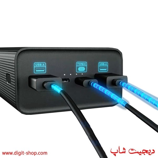 پاوربانک شیائومی 20 هزار REDMI شرکتی سه پرت فست شارژ 2000000 تاریخ جدید (2025)