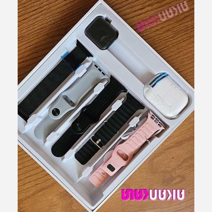 ساعت هوشمند WISME X33 MINI (5بند با ایرپاد) و بند فلزی سوپر امولد بالاترین کیفیت بازار