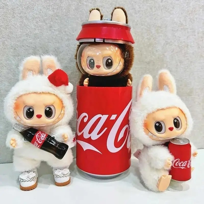لبوبو مدل کوکاکولا اورجینال چرخشی بارکد اصالت POP MART