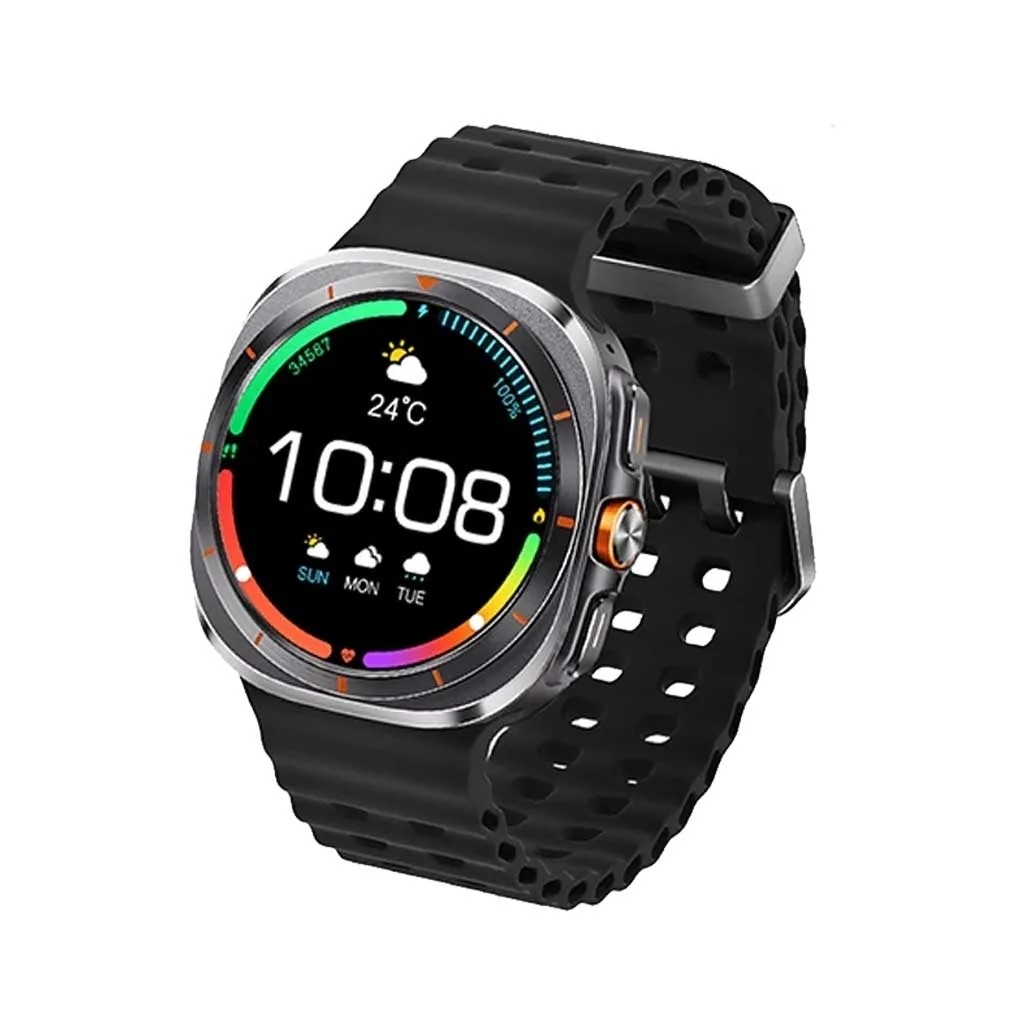 ساعت هوشمند مدل Gt88 ultramax صفحه گرد 2بند امولد تمام صفحه 90 هرتز بالاترین کیفیت بازار (فروش تک به قیمت عمده)
