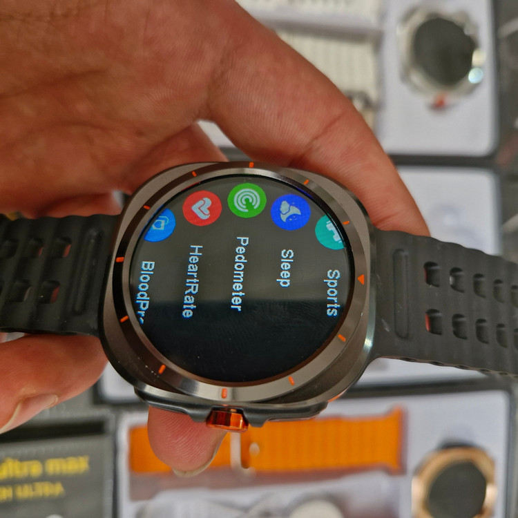 ساعت هوشمند 2 بند صفحه گرد مدل GT88 ULTRA MAX سوپر امولد بالاترین کیفیت بازار فروش تک به قیمت عمده