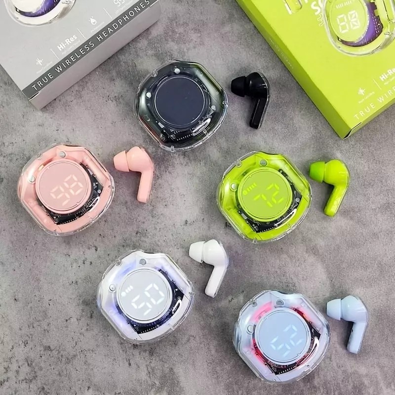 ایرپاد شیشه ای Ultra pods pro لمسی ضد آب نسخه اصلی بیس قوی