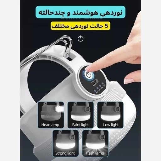 لامپ شارژی DP 7824 لامپ اضطراری 60 وات مناسب قطع برق و صحرا قیمت عالی