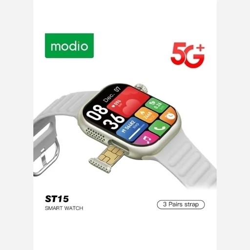 ساعت هوشمند ST15 5G سیم کارتخور دوربین دار قیمت عالی