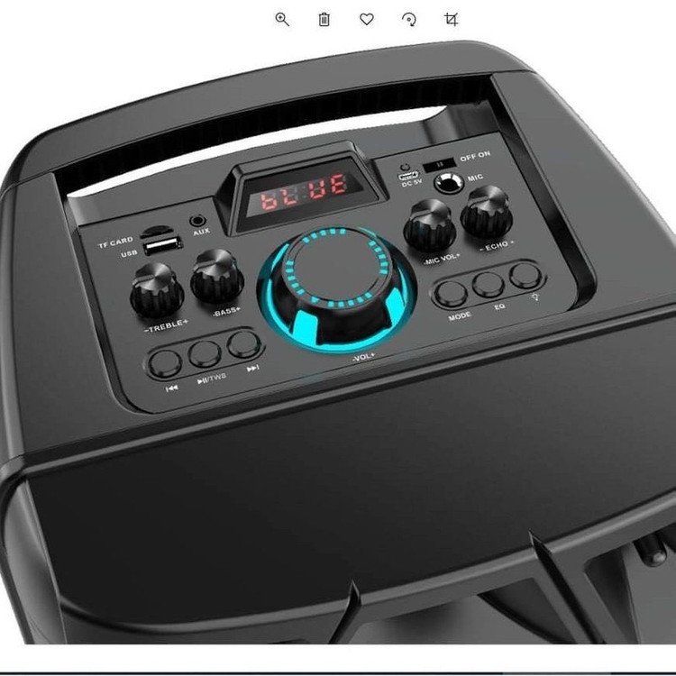 اسپیکر بلوتوثی ZQS 8210 اصلی بهمراه میکروفون بی سیم و کنترل کیفیت عالی