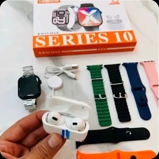 پک ساعت هوشمند KW53 MAX بهمراه ایرپاد قیمت عالی