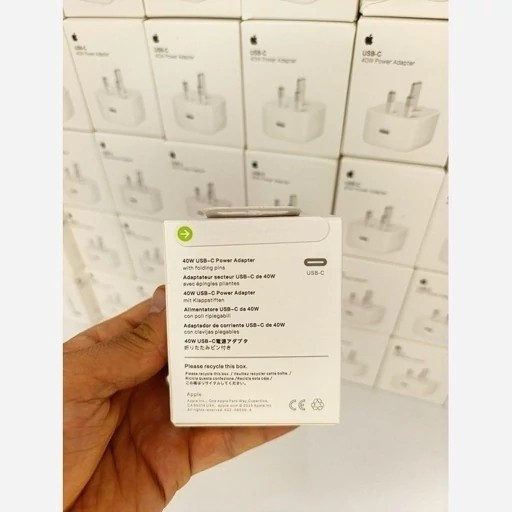 شارژر دیواری اپل 40 وات مدل Dynamic Power Adapter با توان خروجی تا 60 وات سه پین قیمت عالی
