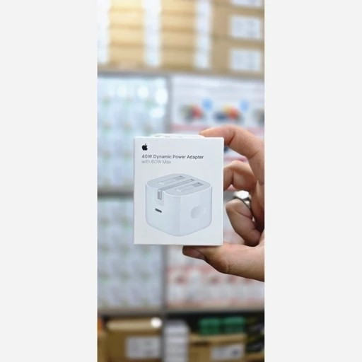 شارژر دیواری اپل 40 وات مدل Dynamic Power Adapter با توان خروجی تا 60 وات سه پین قیمت عالی