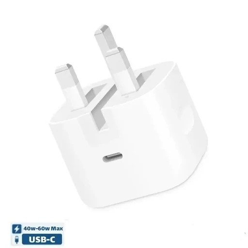 شارژر دیواری اپل 40 وات مدل Dynamic Power Adapter با توان خروجی تا 60 وات سه پین قیمت عالی
